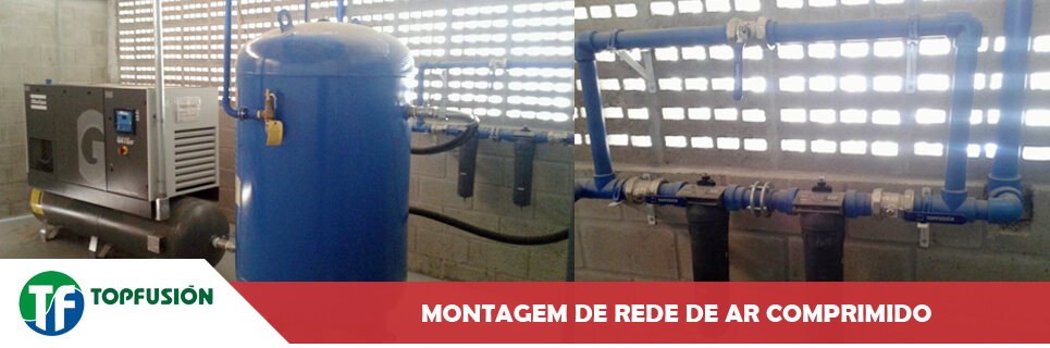 Montagem de rede de ar comprimido TopFusion